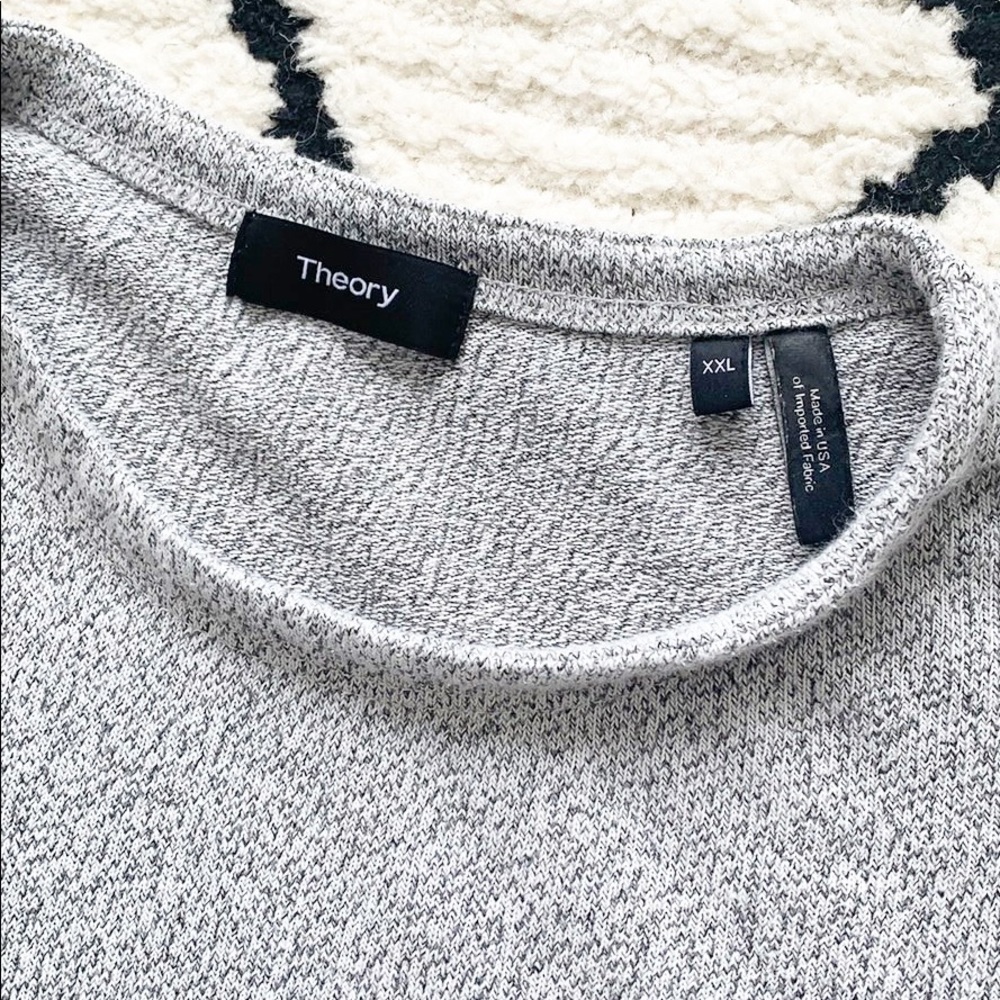 Theory Gray Pullover Top - image 6